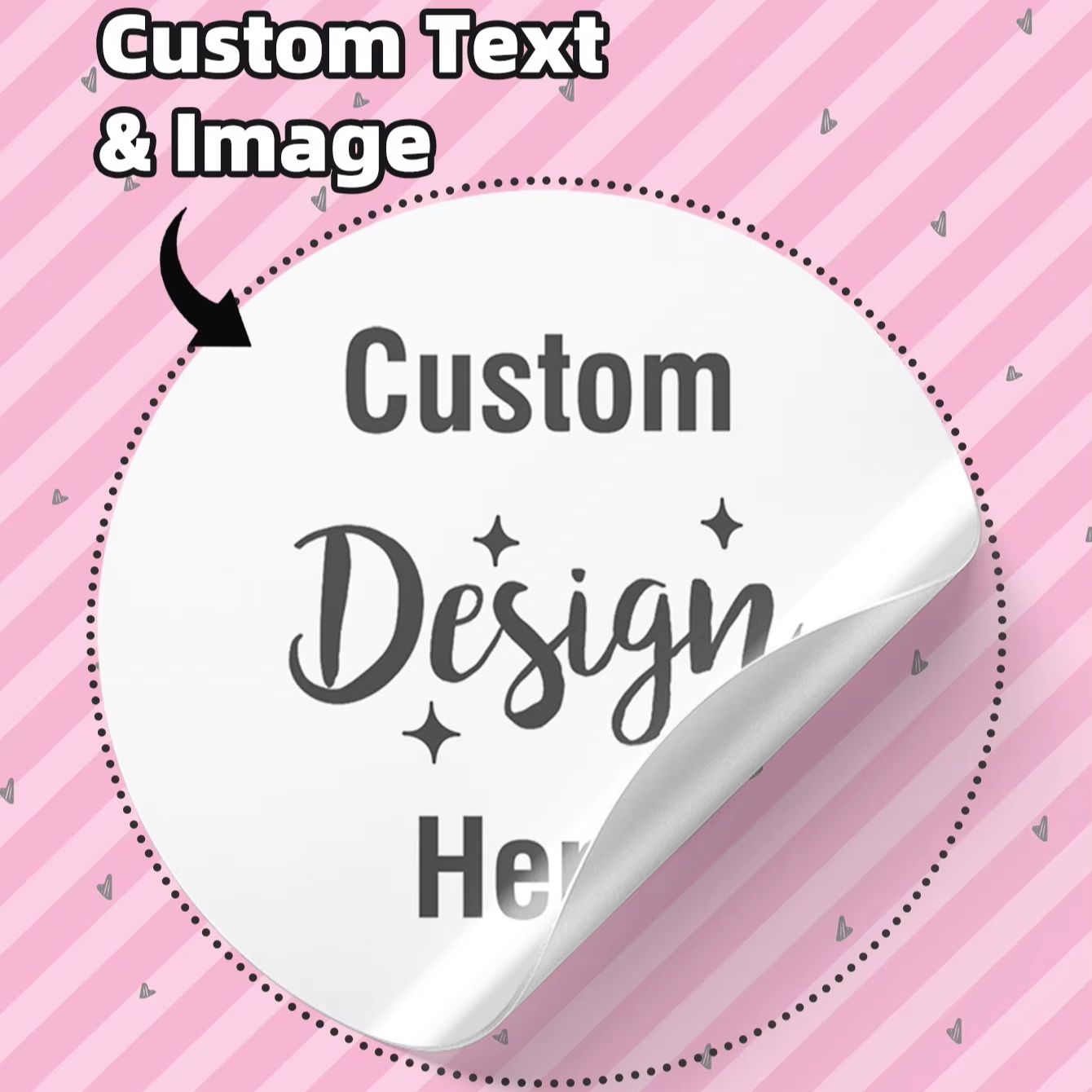 3/5/6CM 맞춤형 방수 원형 스티커, 브랜드 로고, - Personalised Candle Label 리뷰 및 가격