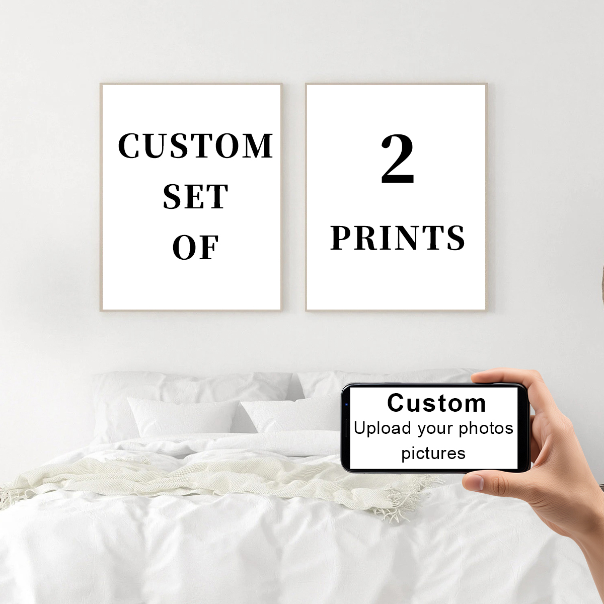 2개/세트 맞춤형 캔버스 프린트 사진 벽 장식 가족 생 - Pet Portrait Custom 리뷰 및 가격